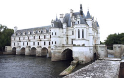 Photograph of the Chateau Chenonceau on the river Cher in Chenonceaux, France. Photo by Danielle MacDonald